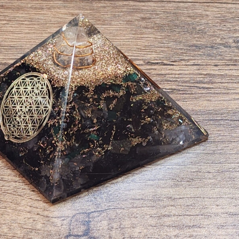5G Protection Orgonite Pyramid – Shield from EMF & Restore Energy Balance