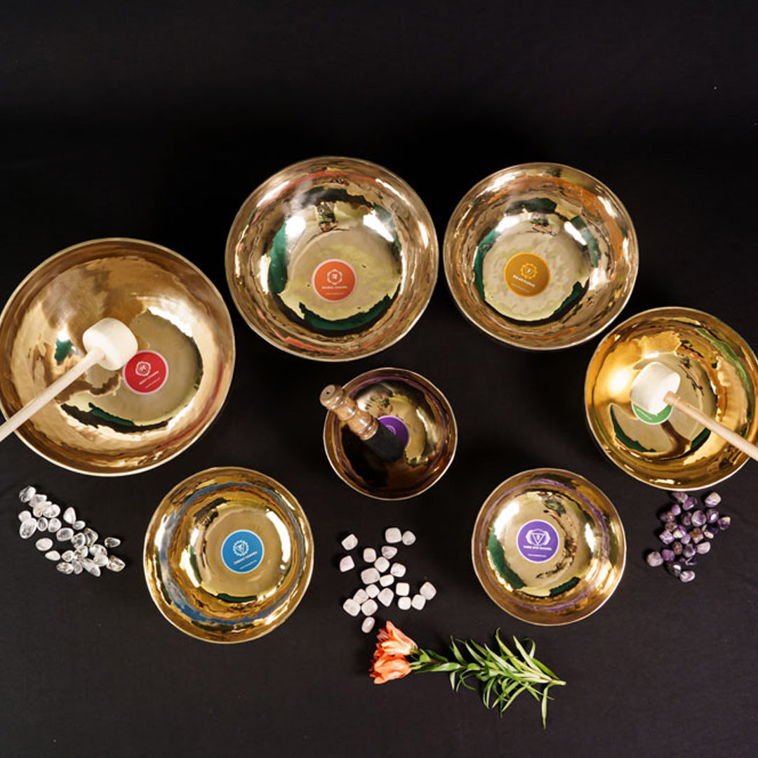 7 Chakra Tibetan Singing Bowl Set